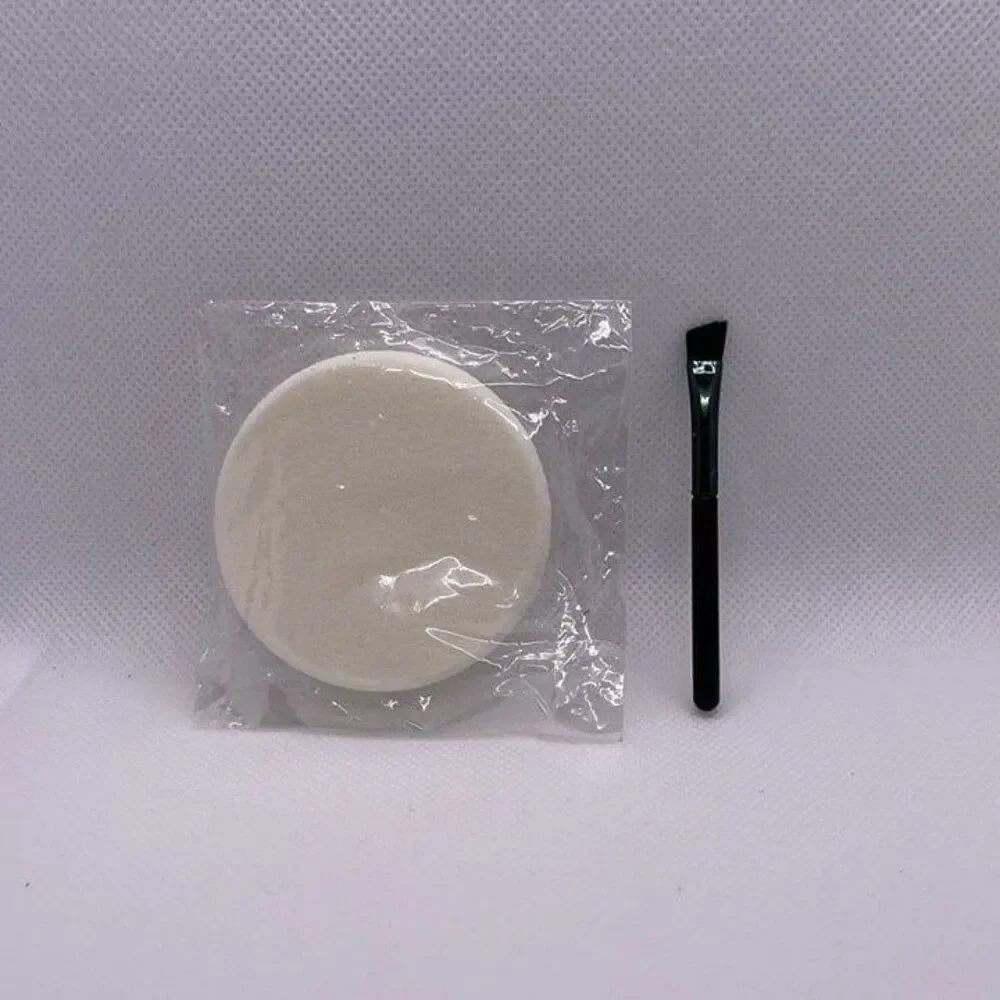 Beauty Powder Puff & Mini Brush 2 PCS. Set